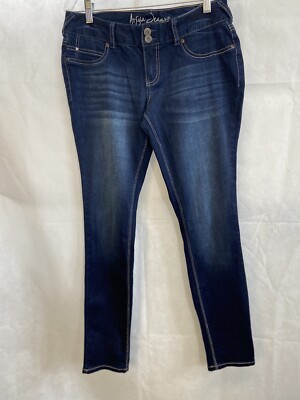 Ariya Jeans Women's 7/8 5 Pocket Zipper \u0026 Button Closure Low Waist Skinny  Jeans | eBay UK