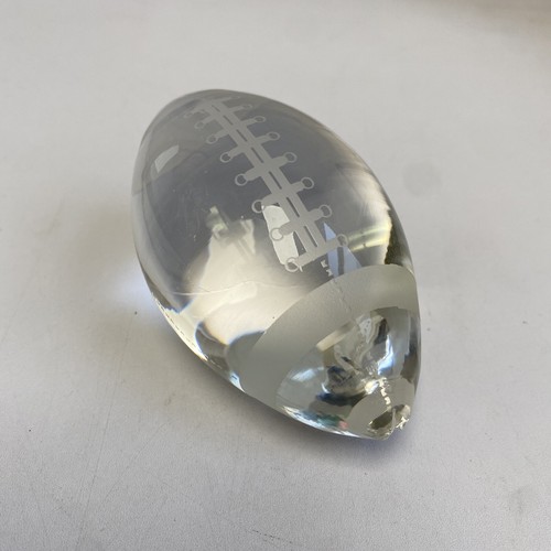 Rare Tiffany & Co. Crystal NFL Football Sports Paperweight - Picture 2 of 9