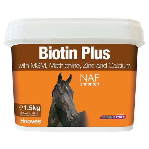 NAF Equine Supplements Biotin Plus Healthy Hoof Support Methionine MSM Calcium - Picture 4 of 9
