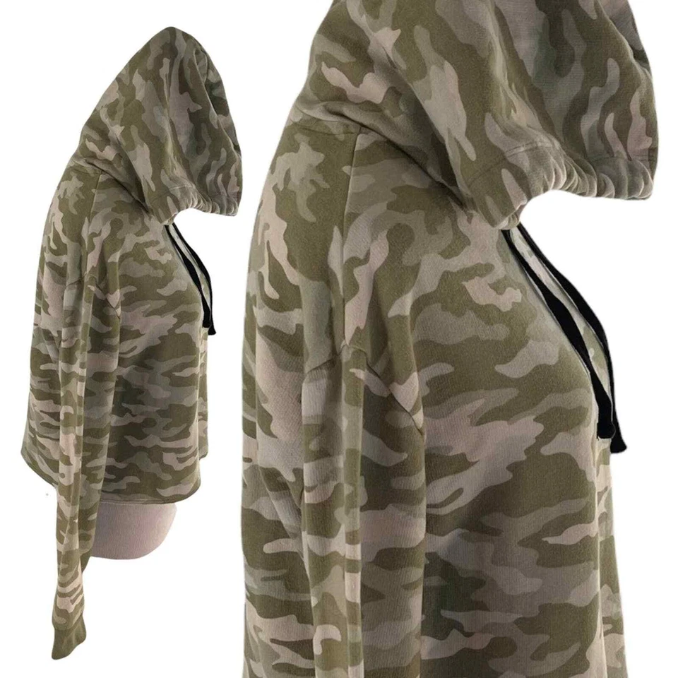 Moletom com capuz Victoria's Secret rosa camuflado XS neutro VS - Imagem 2 de 4