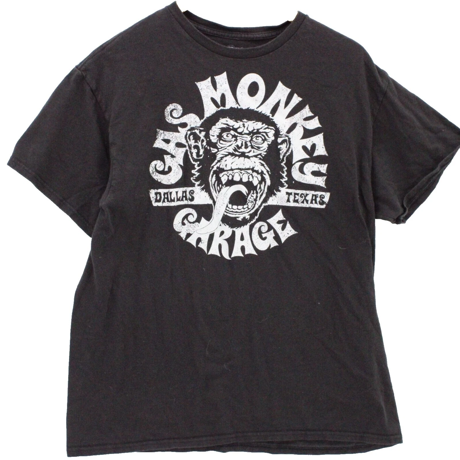 Patrón sólido Camisetas Gas Monkey Garage para hombres