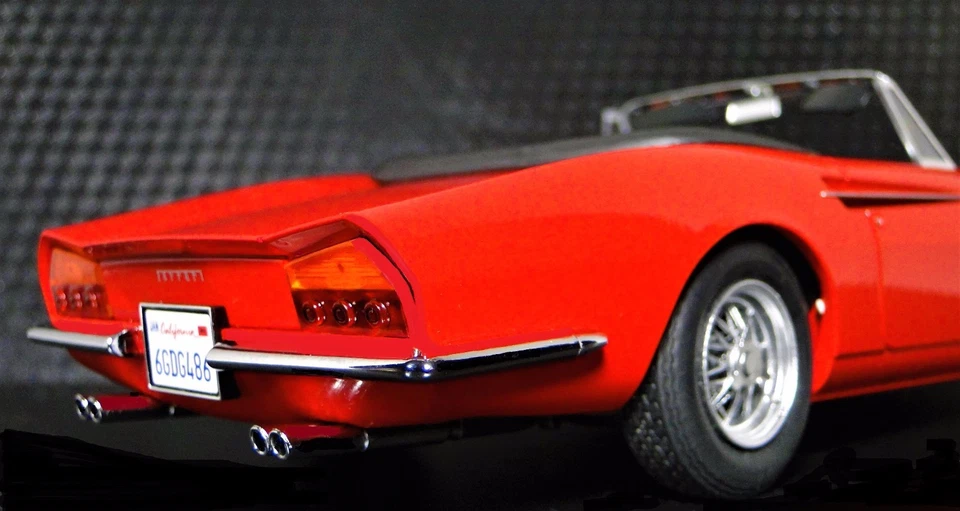 Ferrari Race Car12Racer24Le Mans Racing Red Custom Built Metal Body1 18Model - Image 2 of 4