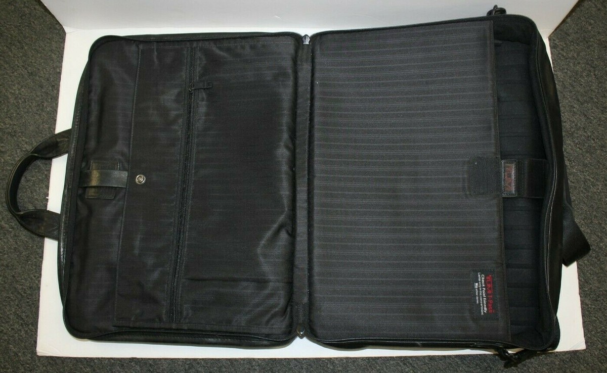 Tumi 96514DH T-Pass Leather Laptop Briefcase | eBay