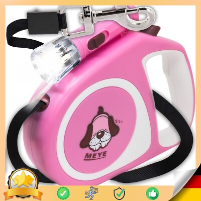 Hundeleine Automatik Rollleine Licht Leine Flexileine Hunde Katze Retoo