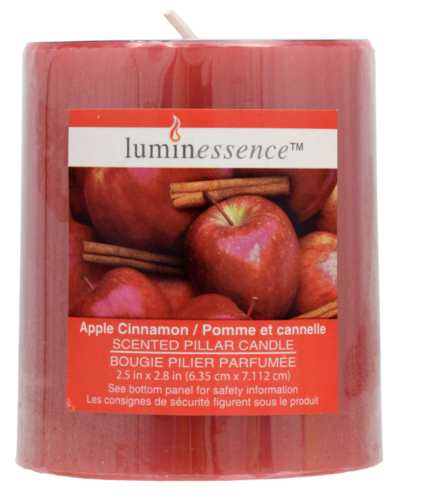 Candele profumate, 4 candele a colonna in ogni confezione - candele a colonna assortite - Foto 3 di 6