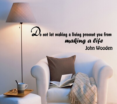 Wall Decal Famous Words Quote Help of Succeed Vinyl Sticker (ed1569)