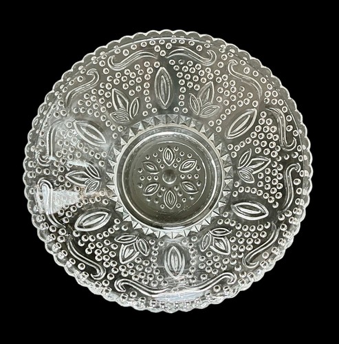 Set Of 4 Vintage Federal Glass Clear Heritage Round Small Dessert Fruit Bowls 5” - Picture 6 of 9