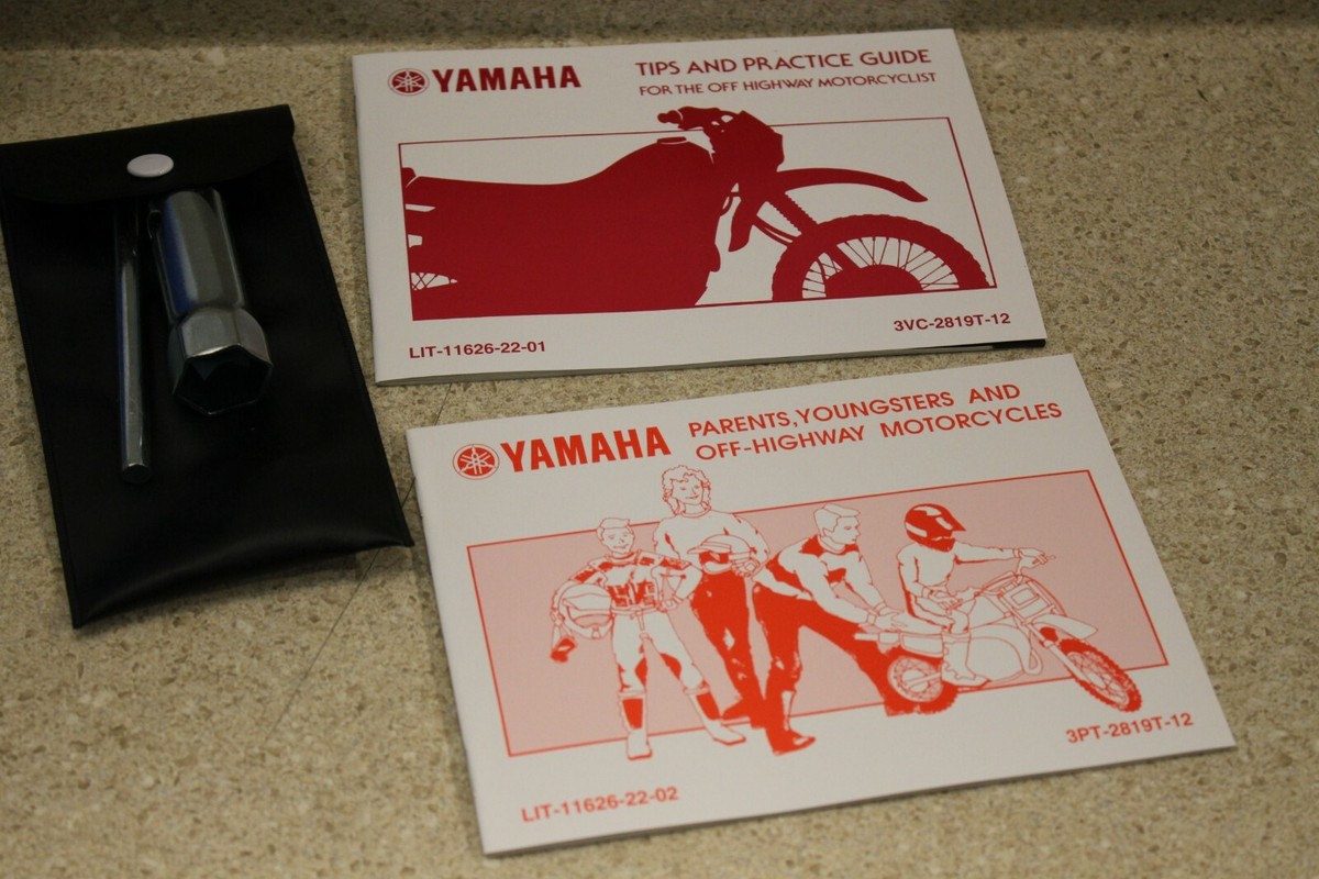 Yamaha PW50 Motorcycle OEM Owners Manual Booklets Spark Plug