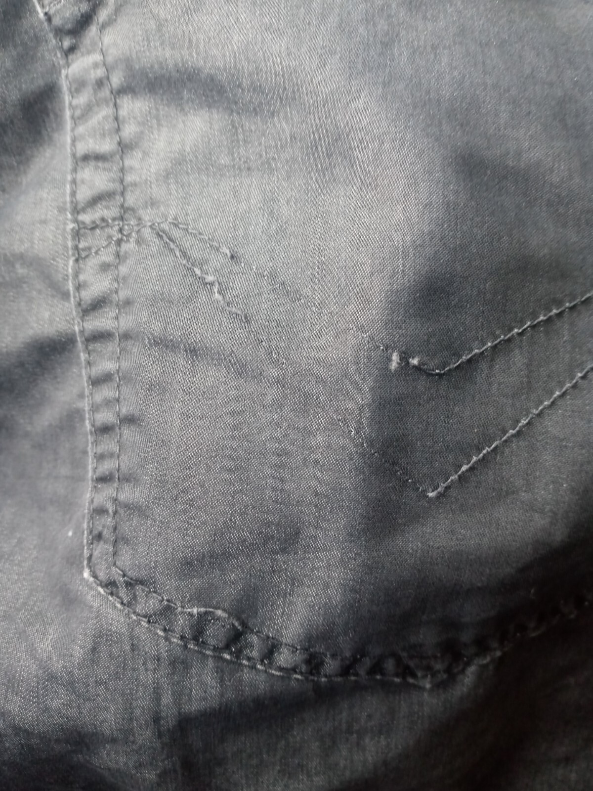 Versace Classic Dark Gray Zip Button Close Pants … - image 11