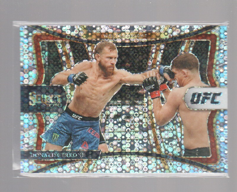 DONALD CERRONE 2021 PANINI SELECT UFC DISCO PRIZM CARD #114
