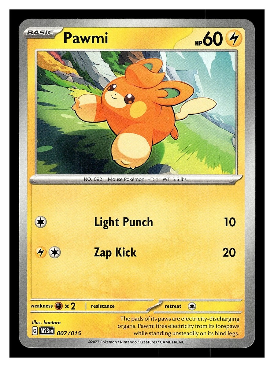 Pokemon 2023 McDonald's Promos Pawmi 007/015 | eBay