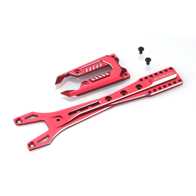 Overdose Alum. Upper Chassis Set - Red Overdose Alum. Upper Chassis Set - Red
