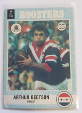 1977 Arthur Beetson Eastern Suburbs Roosters #91 Scanlens Rugby League NRL (160)