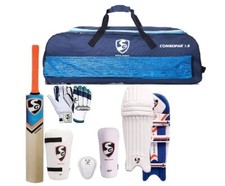 SG Cricket Kit Full Set for Adults SG Spark Kashmir Willow Bat Christmas Gift