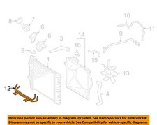 TOYOTA OEM 16-23 Tacoma Cooling Radiator Components-Oil Cooler Tube 3290704050