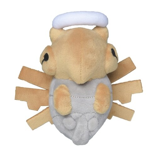 Pokemon Center Original Pokemon Passform Plüschpuppe Shedinja mit braunem Etikett 5,7" 14,5 cm - Bild 8 von 12