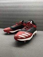 Adidas Icon V Bounce Baseball Cleats SPG 753001 Red Black [Men's Size 15]