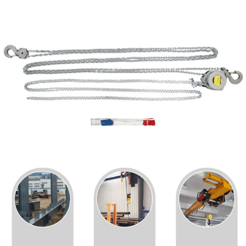 Polipasto de cadena de 3 toneladas con gancho de cadena de elevación de 20 pies aparejo superior - Imagen 3 de 24