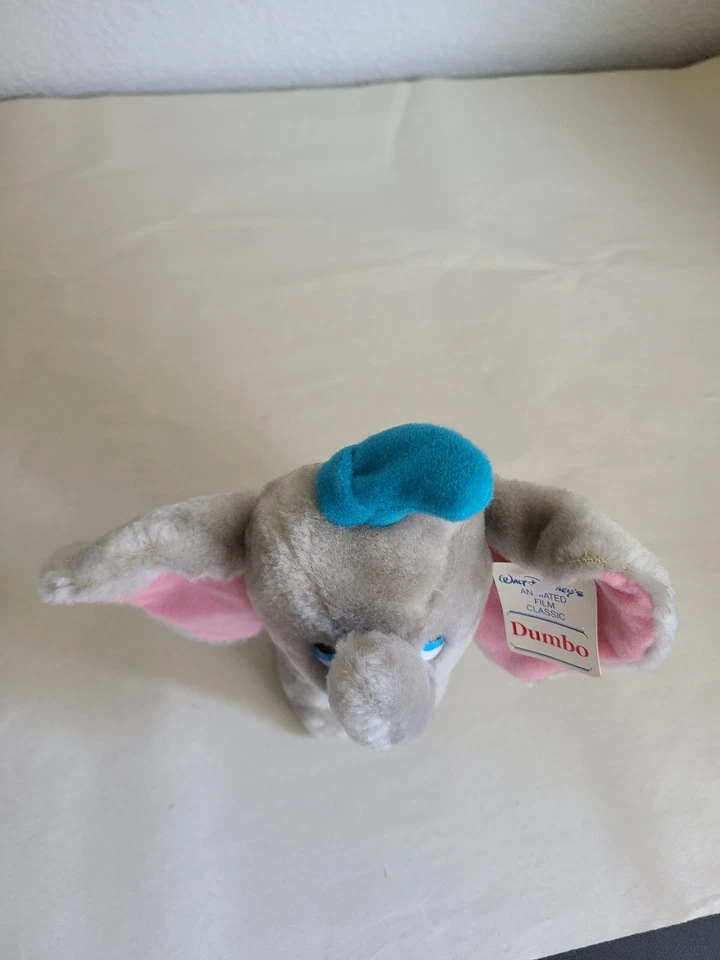 Walt Disney Brown Elephant Pink Ears Dumbo Just Play Plush Stuffed Animal Toy - Image 4 of 4