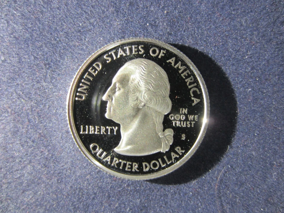 2008-S HAWAII Silver Quarter DEEP CAMEO MIRROR PROOF Upper Grading Range - Image 2 of 3