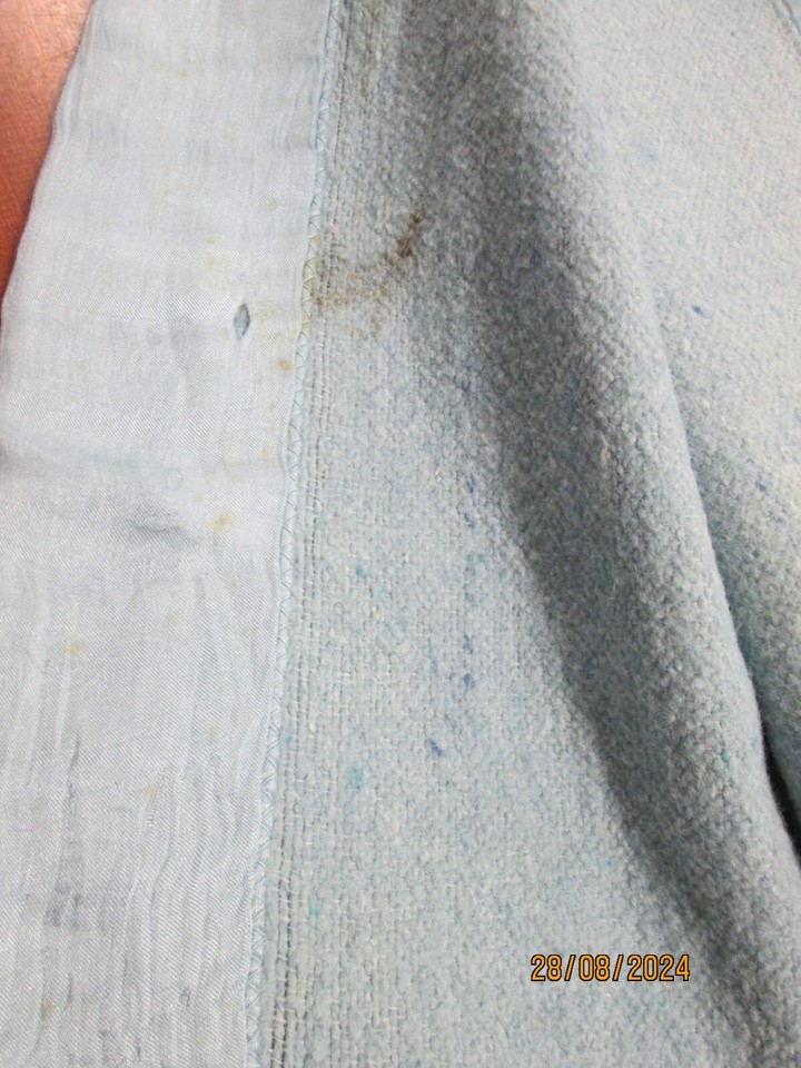 Vintage York Minster Wool Blanket Blue 86" L x 82" W eBay