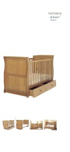 east coast langham cot bed