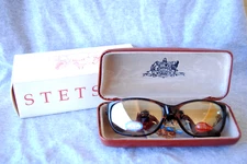 stetson zyloware st. open road shiny tortoise sunglasses new in case 61-16-145
