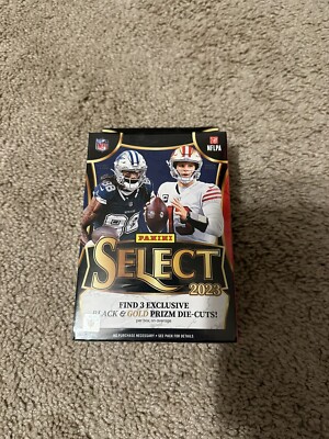 2023 PANINI SELECT NFL FOOTBALL HANGER BOX FACTORY SEALED WALMART BLACK GOLD QTY