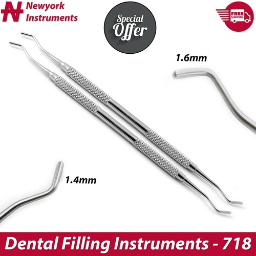 X2 Dental Smooth Filling Instruments 718-2 Composite Placement Flat Restorative - Picture 2 of 7
