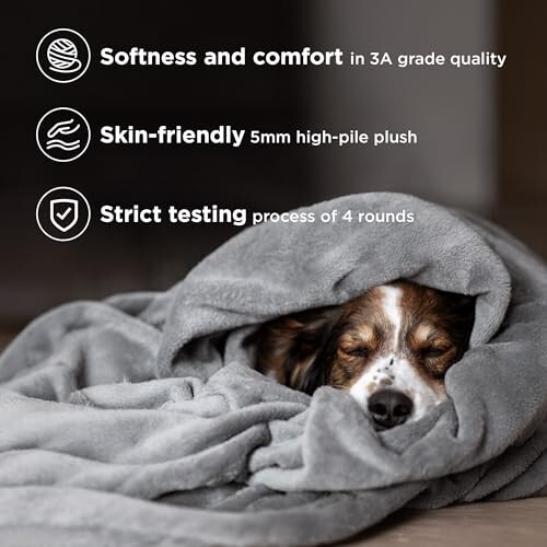 Ultra Soft Premium Flannel Fleece Blanket - Lightweight Cozy Throw for Bed, Sofa - Picture 4 of 6