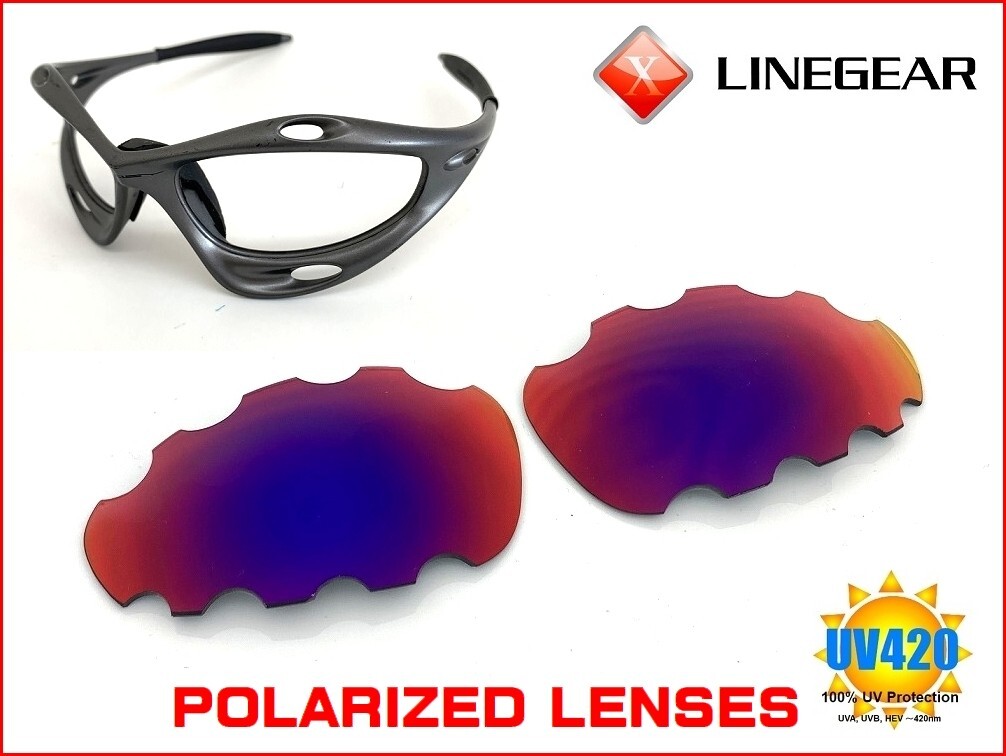 LINEGEAR Polarized Vented Lens Oakley Racing Jacket Generation 1