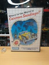 SEGA - Where In The World Is Carmen San Diego, GAME For The Sega Master System