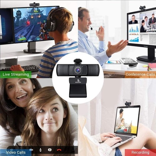 Professionelle 1080P Autofokus Webcam für Zoom, Skype & YouTube mit Sichtschutz - Bild 7 von 10