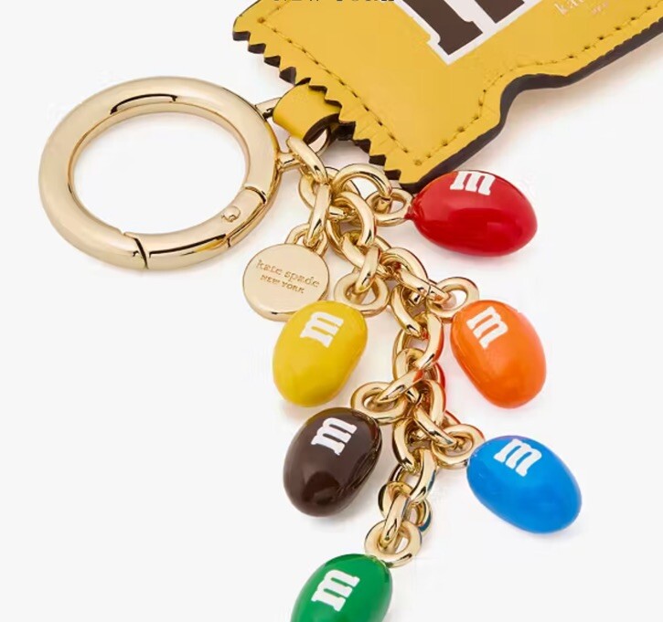 NWT Kate Spade x M&M Keychain Key Fob Bag Charm | eBay