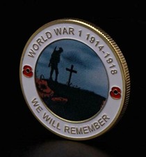 Canada 2018 World War I Goldplated Enamel Comm. Medal 100th Ann. Armistice - UNC