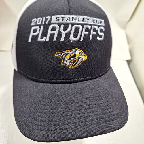 Nashville Predators Hat Cap Strap Back Blue NHL Hockey Stanley Cup Reebok