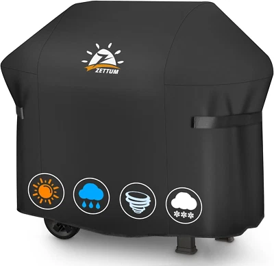 ZETTUM Grillabdeckung 132 Cm - 7106 Grill Abdeckung Für Weber Spirit 300 Serie Heavy D