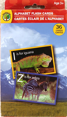 Alphabet Flash Cards 36 Animals by Teaching Tree