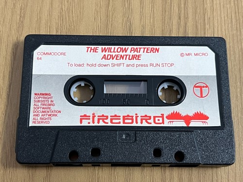 Firebird Willow Pattern Commodore 64 Cassette - Working -👽👾Retro Gift Idea👾👽 - Photo 16/24