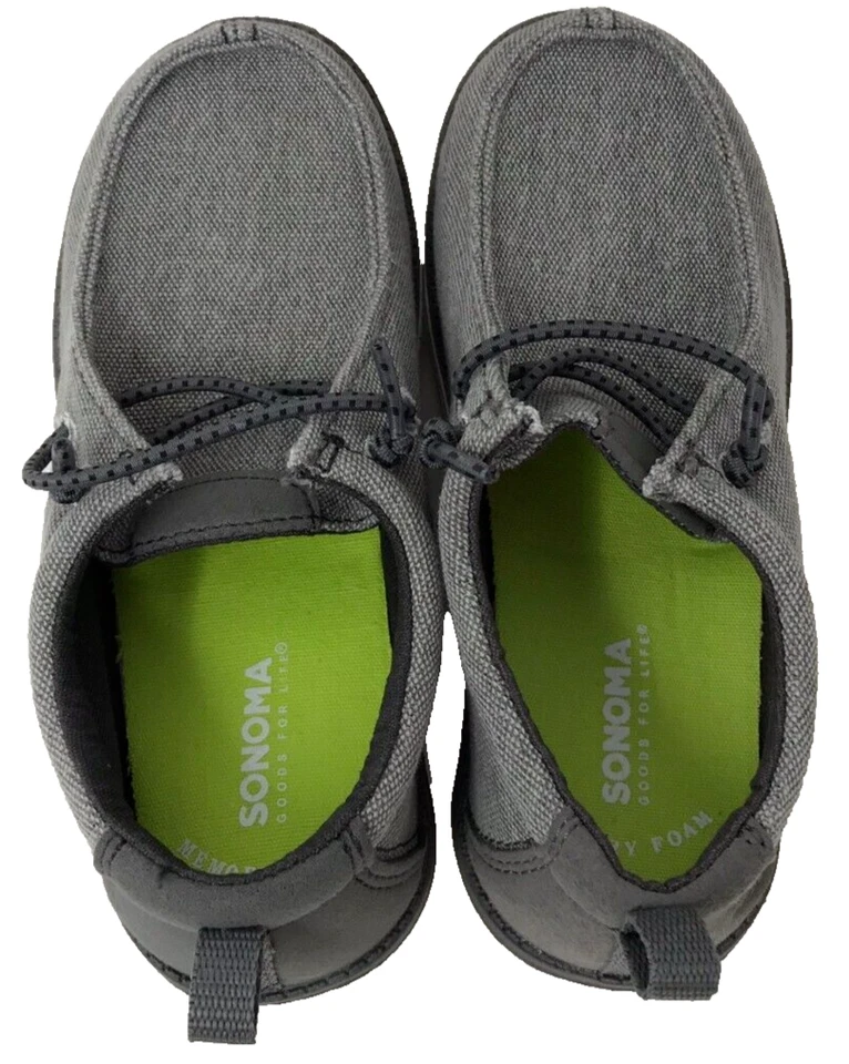 Tênis de caminhada Sonoma juvenil masculino casual conforto cinza tamanho: 2 102T - Imagem 4 de 4