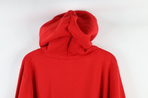 Vintage 90s Gap Sport Mens Medium Distressed Blank Heavyweight Hoodie Sweatshirt - Picture 9 of 12