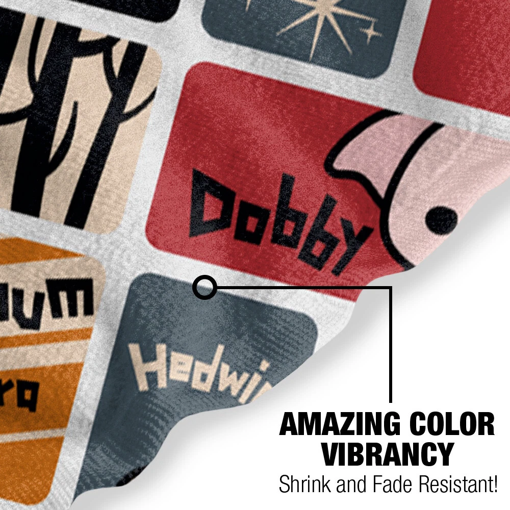 Harry Potter Cute Chibi Pattern Officially Licensed Beach Towel 30"x60"