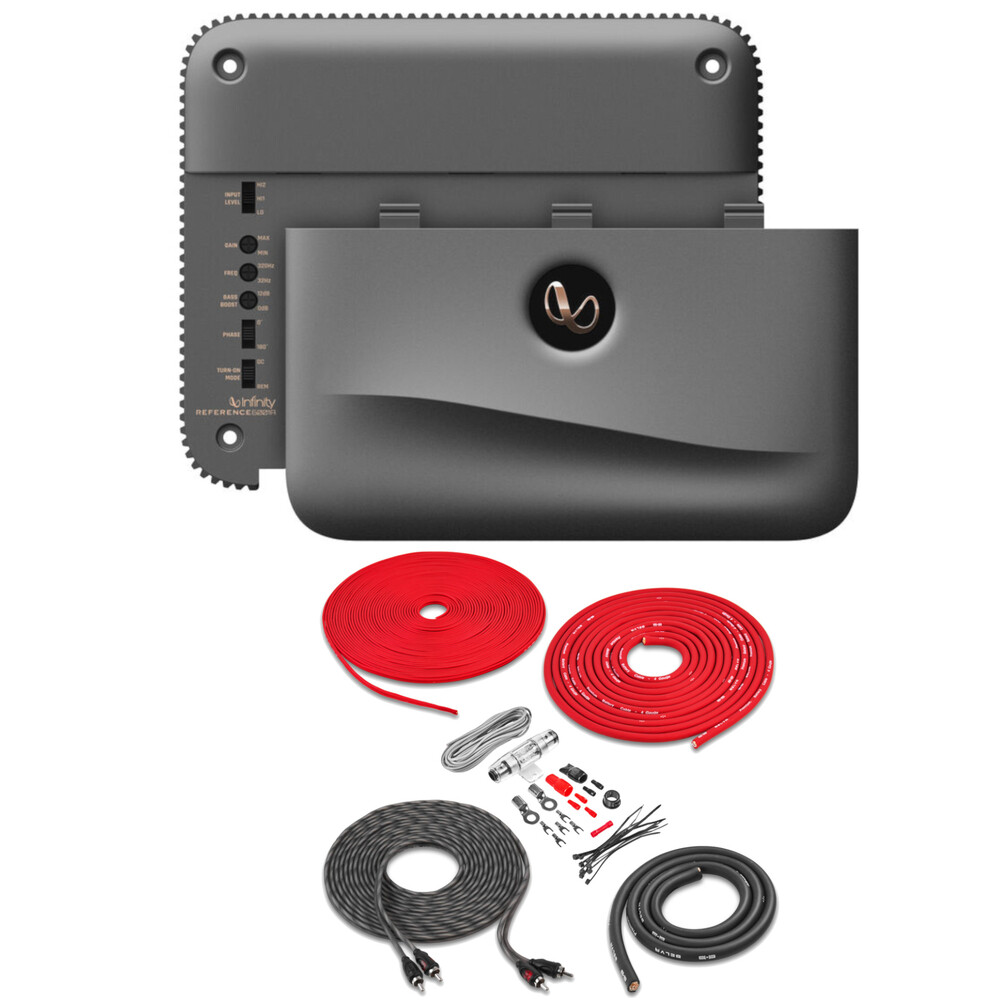 Infinity Reference 6001A 600W RMS Monoblock Amp With Bass Knob with Amp Kit 4539000₽