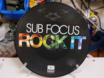 Sub Focus - Rock It / Follow The Light, 12'', (Vinyl) LP Record Ultra Rare