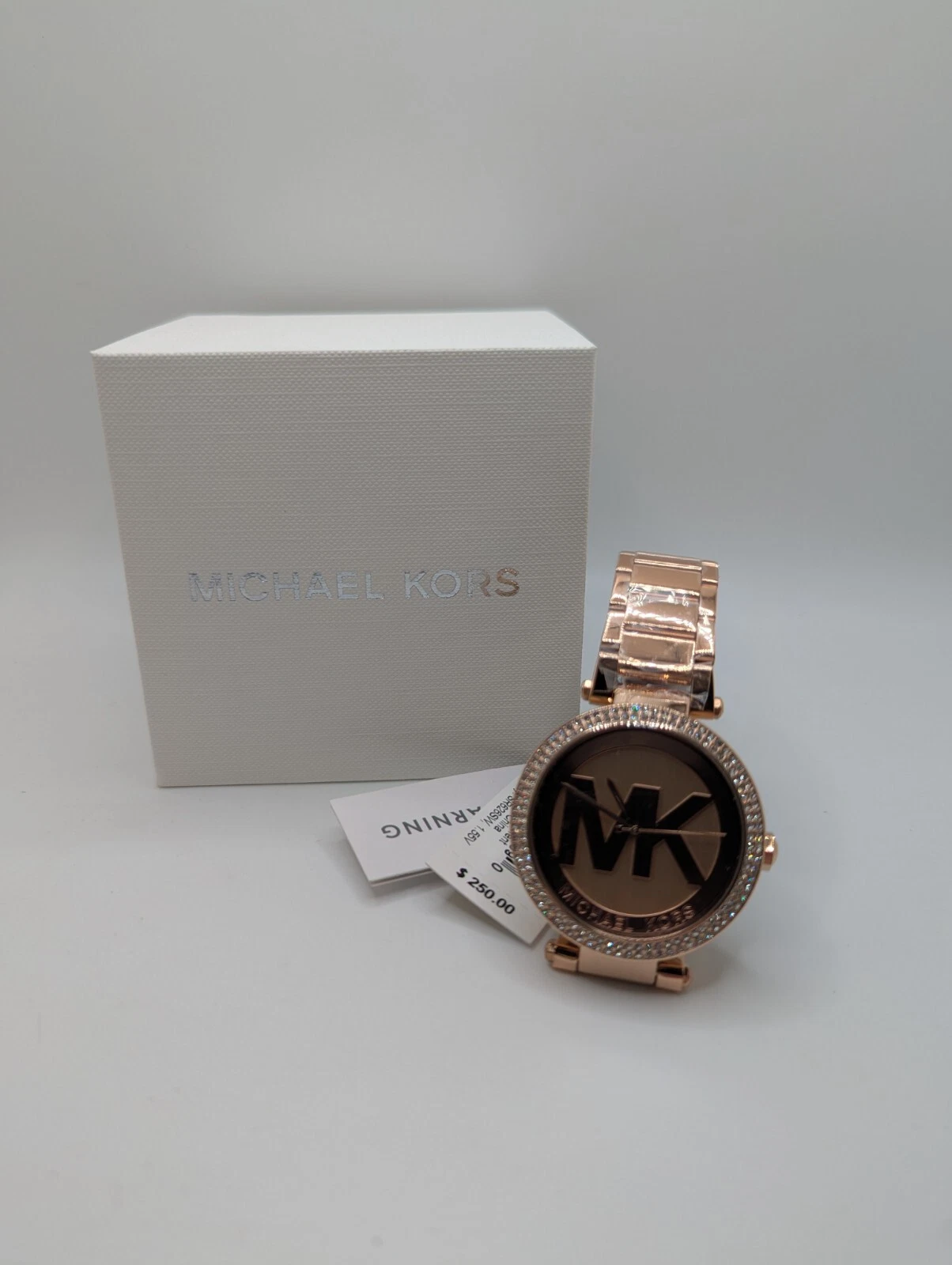 Orologio da polso analogico Michael Kors Parker MK5865 donna acciaio inox oro rosa