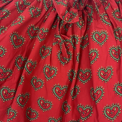 Hanna Andersson Red Heart Tulle Layered Skirt Girls 130 / US Size 8 - Picture 2 of 8