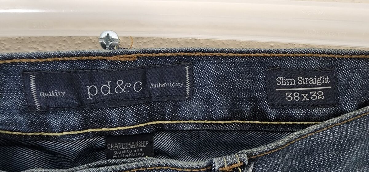 Paper Denim & Cloth PD&C Jeans Men 38x32 Slim Straight Paper Denim & Cloth PD&C Jeans Men 38x32 Slim Straight
