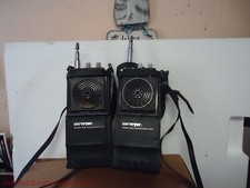 2X Vintage SURVEYOR 1250 Radio 2.5 Watt 3 Channel TRANSCEIVER