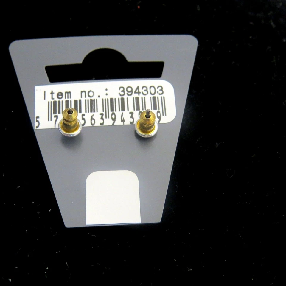 Pendientes Peregrino Joyería Tono Latón Flor Cristal Rojo Espalda Bala 394303 A Foto 2 de 2