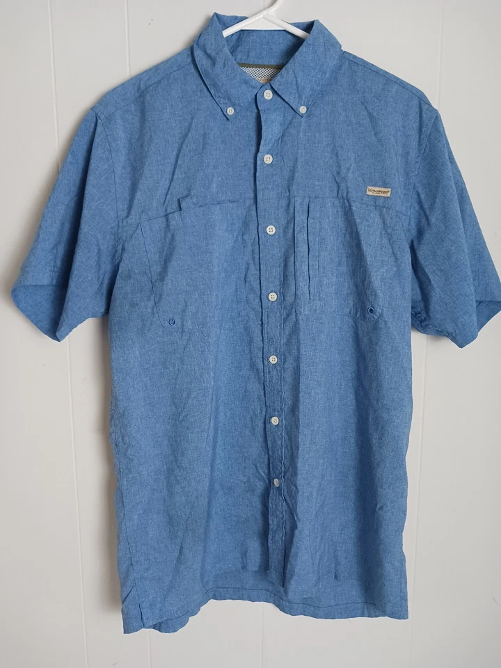 Tallwood Element Wear Shirt Mens Medium Blue fishing Shirt Outdoors - Image 2 of 4